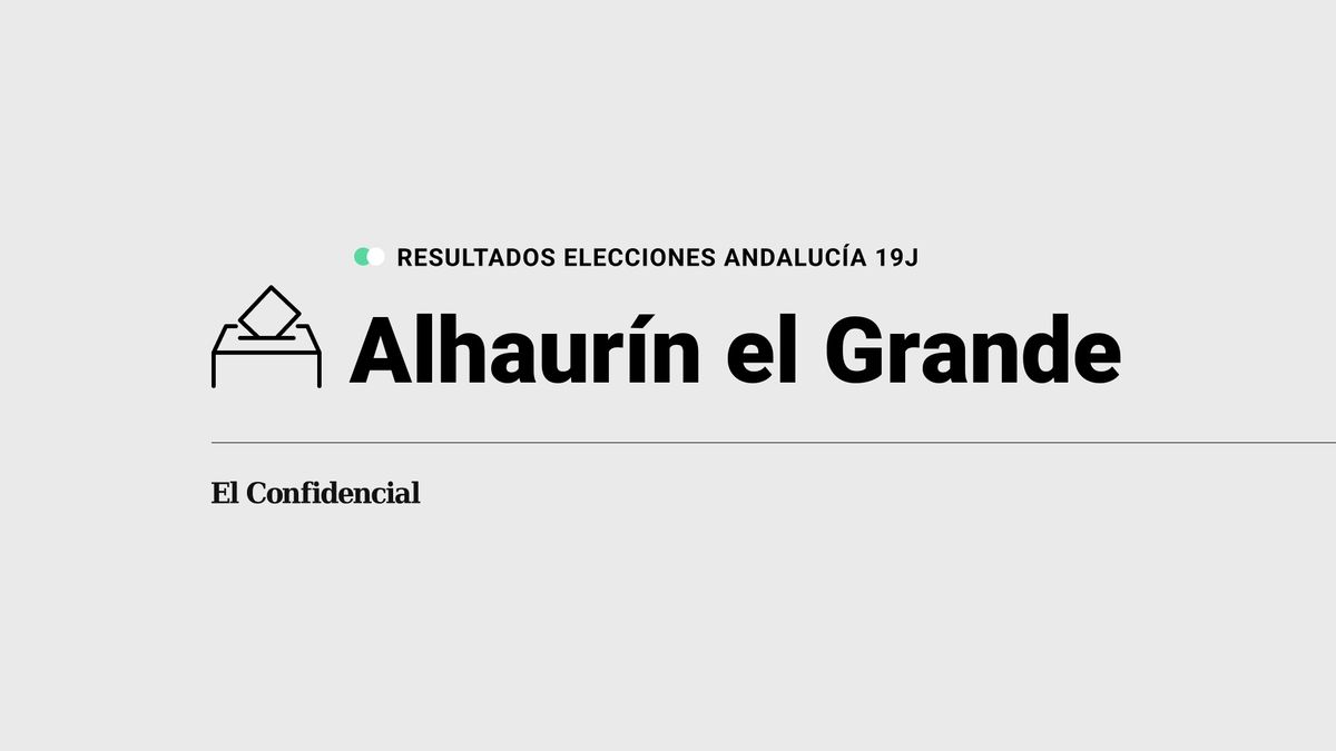 Resultados en Alhaurín el Grande de elecciones en Andalucía 2022 con el escrutinio al 100%