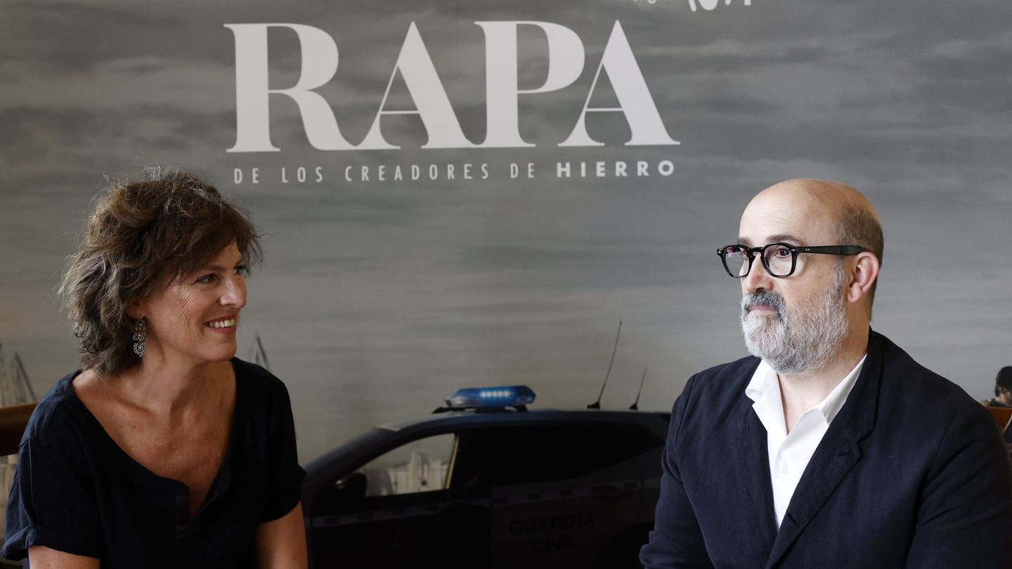 Mónica López y Javier Cámara en el estreno de 'Rapa'. (Movistar)
