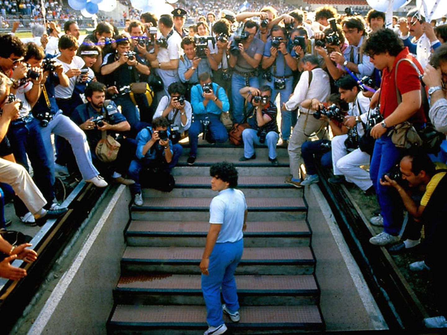 Otra imagen de 'Diego Maradona'.