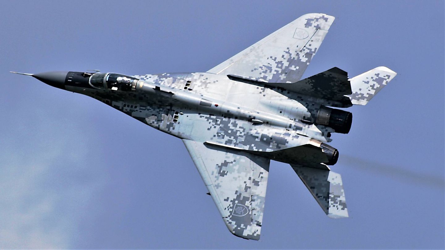 MiG-29AS de la fuerza aérea eslovaca. (KGyST)