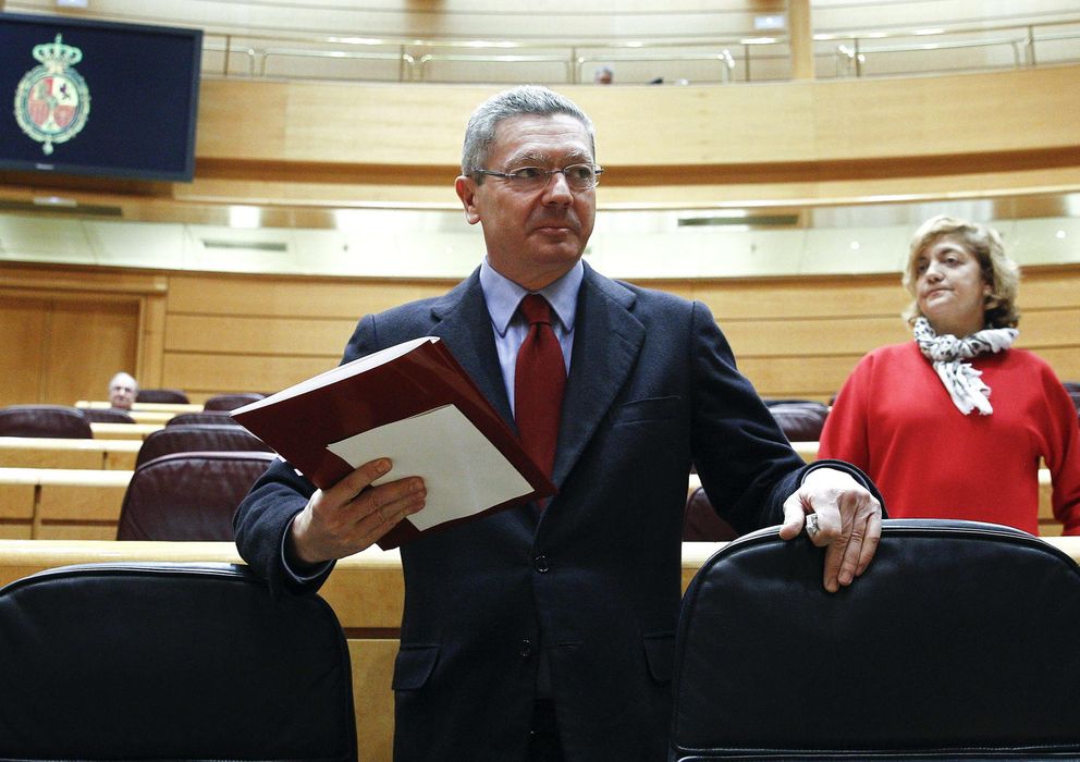 Foto: El ministro de Justicia, Alberto Ruiz-Gallardón (Efe)
