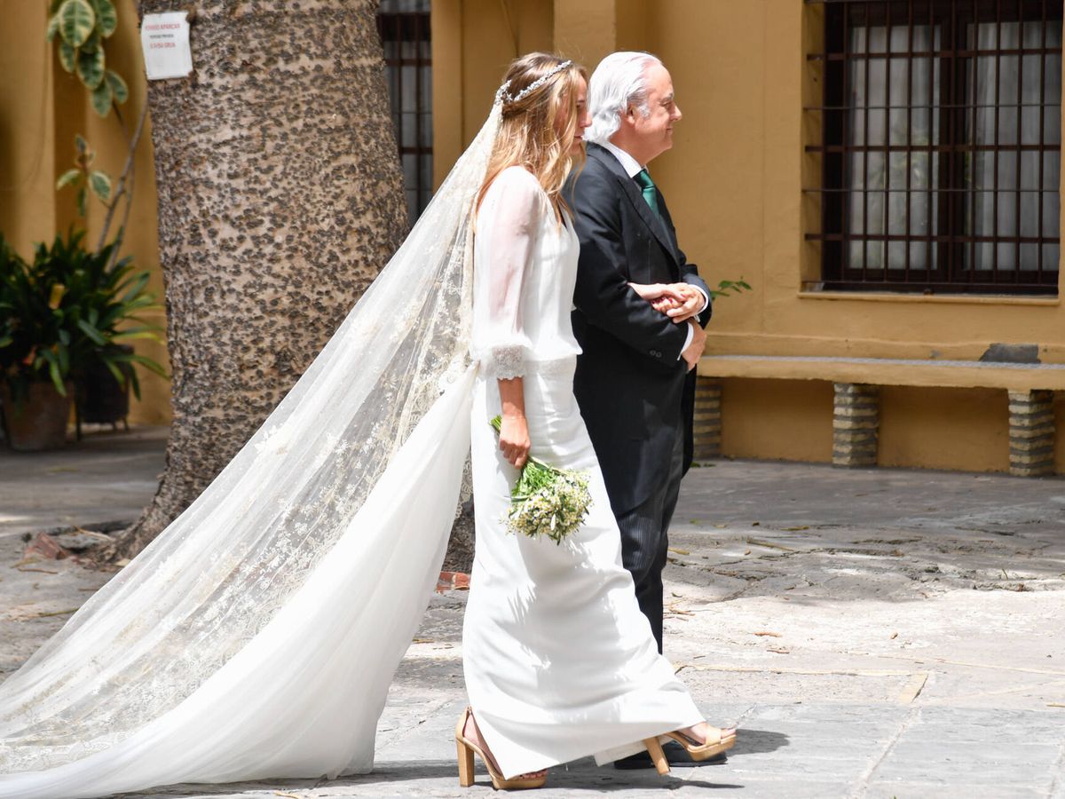 Foto: El vestido de novia de Ymelda Bilbao. (Gtresonline)