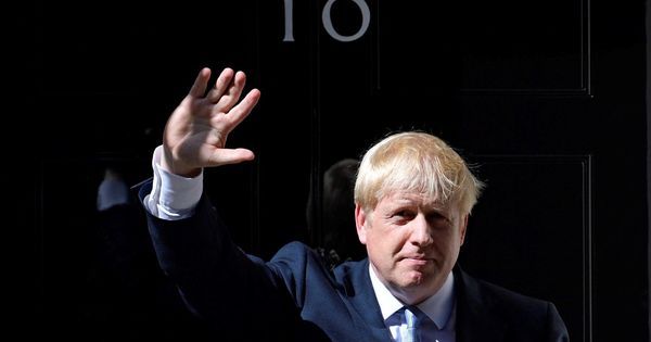 Foto: El primer ministro británico, Boris Johnson, en el 10 de Downing Street. (Reuters)