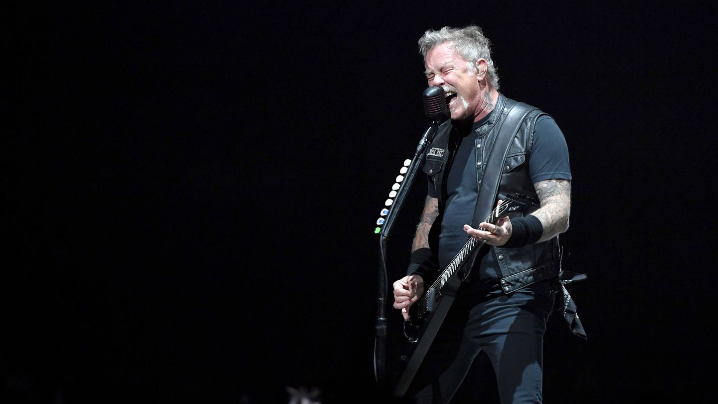 Metallica en un concierto (Getty)