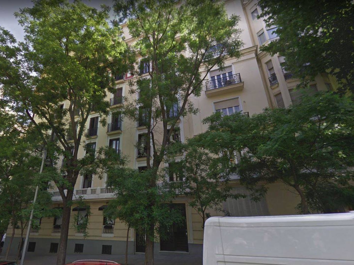Fachada de la calle Hermanos Bécquer, donde viven los Franco.