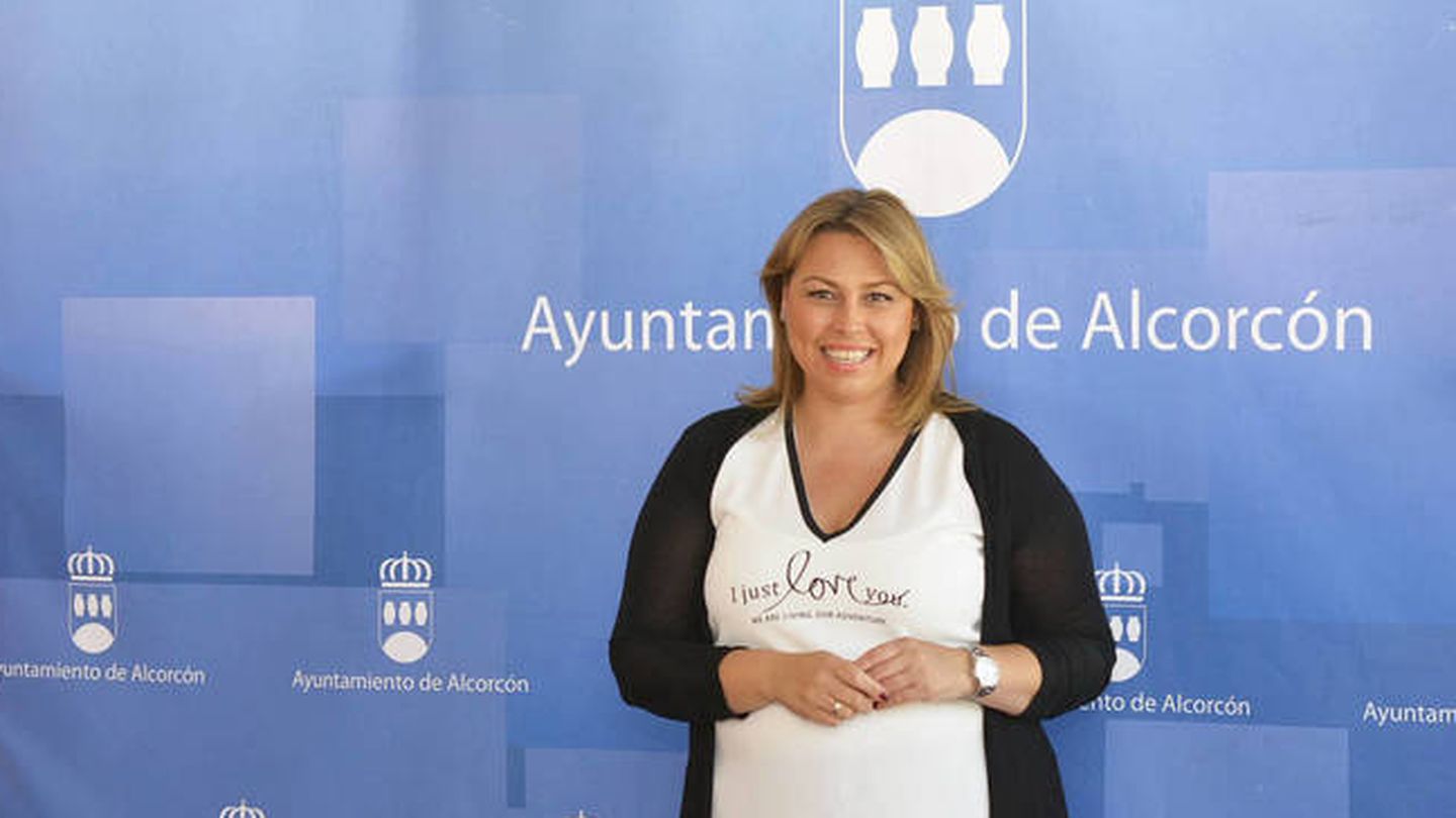 Silvia Cruz, administradora de Ariete Seguridad, cuando era concejala de Alcorcón.