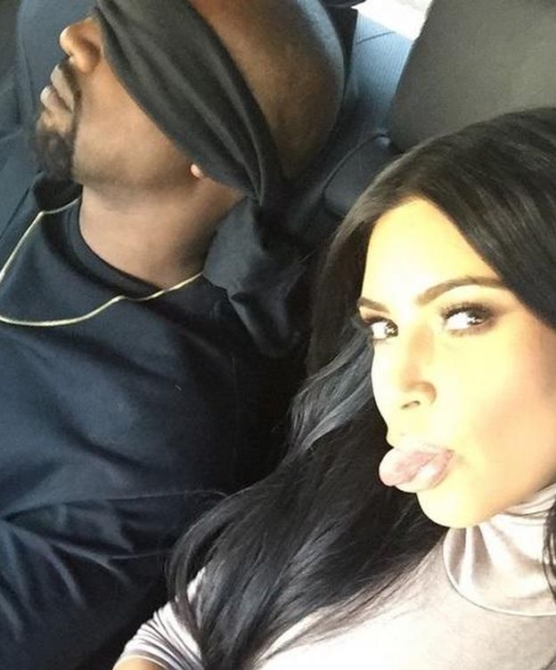 Foto: Kanye West y Kim Kardashian (Instagram)