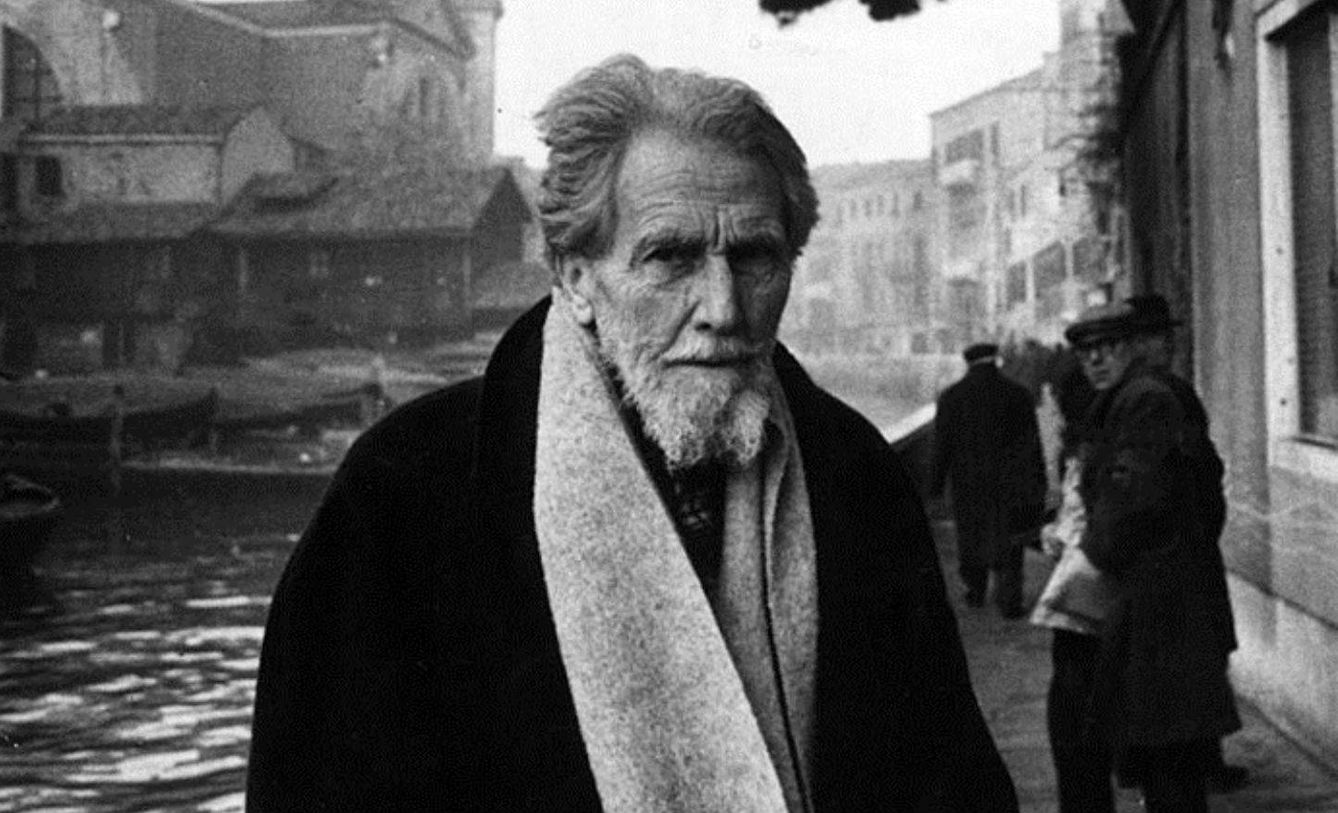 Ezra Pound en Venecia en 1963