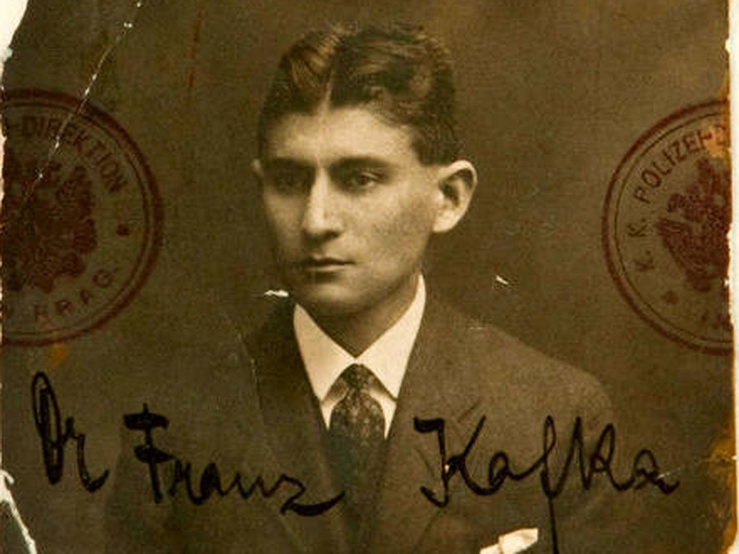 Fotografía de Franz Kafka. (Biblioteca Nacional de Israel/Wikimedia Commons)