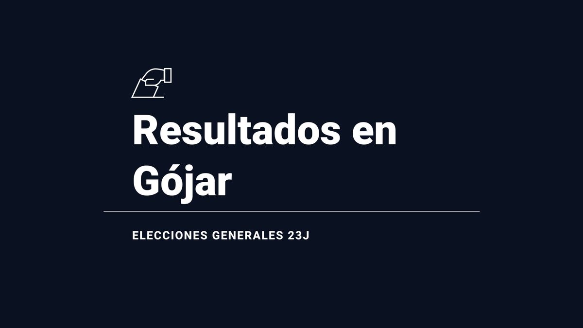 Resultados en Gójar: votos y número de escaños de las elecciones generales 2023, en directo