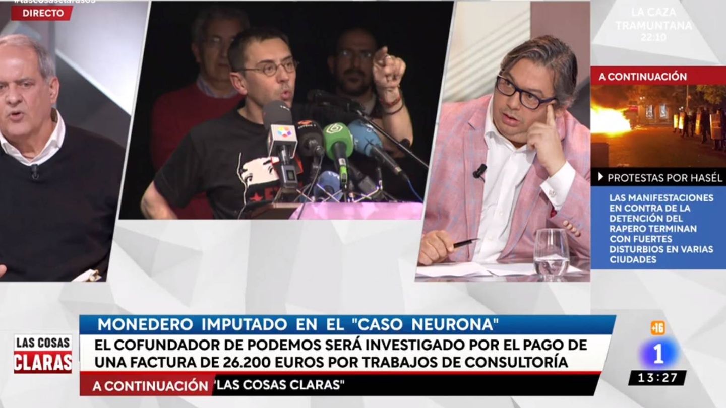Javier Díaz Aroca, en 'Las cosas claras'. (RTVE).
