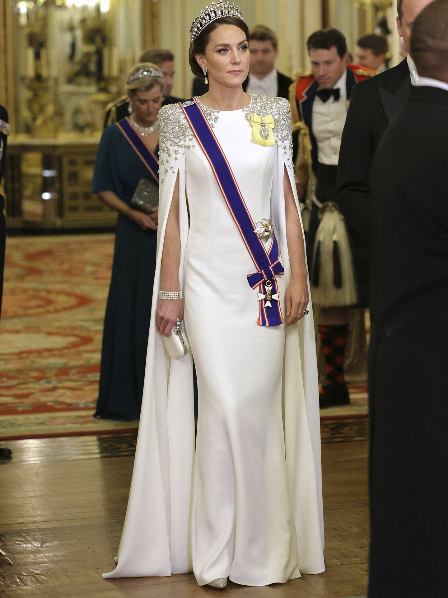 La princesa de Gales, en Buckingham. (Gtres)