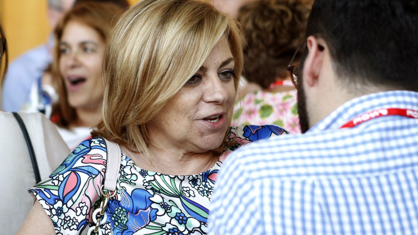 Elena Valenciano, el pasado 17 de junio, en el 39º Congreso Federal del PSOE, en Madrid. (EFE)
