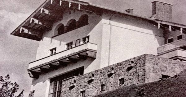 Foto: El Berghof de Hitler, antes de ser bombardeado por las fuerzas aliadas.