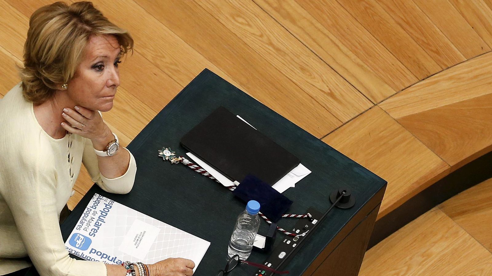 Foto: La presidenta del PP de Madrid, Esperanza Aguirre. (EFE).