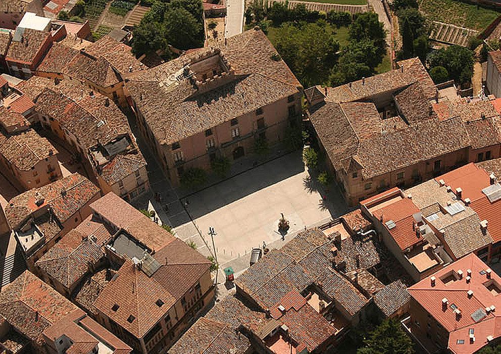 Foto: Vista aérea de la localidad de Centelles (Ayuntamiento de Centelles)
