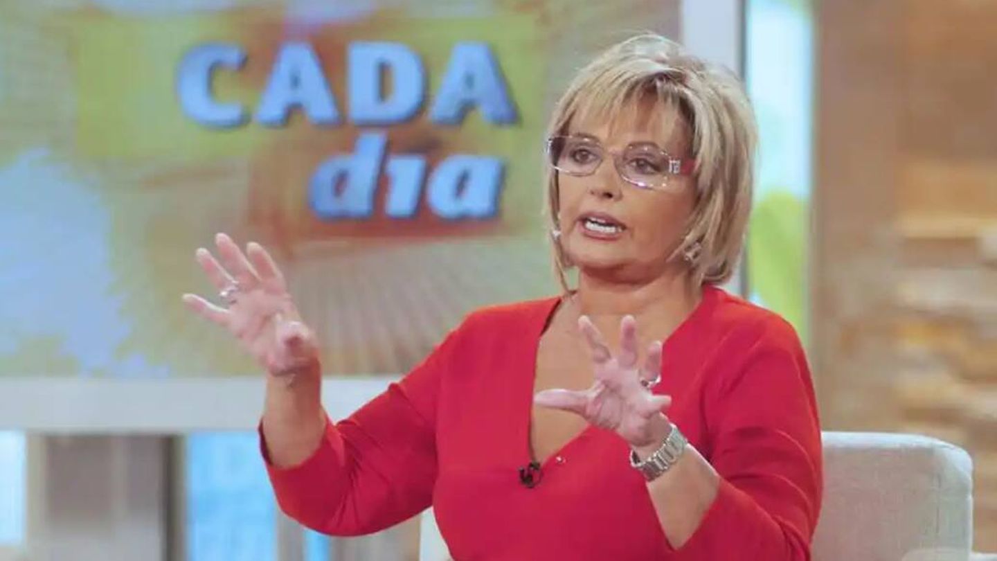Marçia Teresa Campos en el plató de 'Cada día', de Antena 3. (Atresmedia)