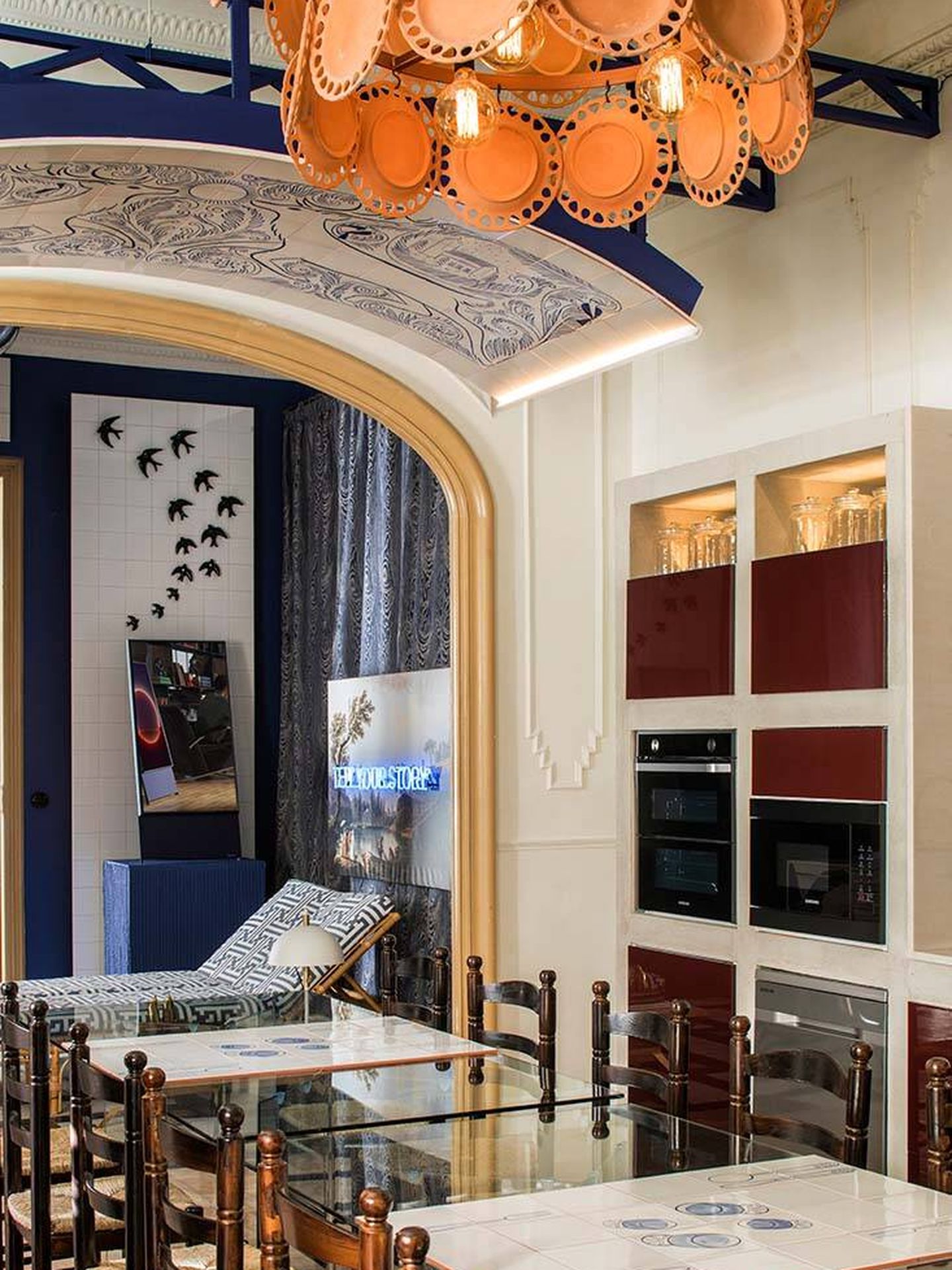Espacio Samsung: 'Salón cocina', creado por Guille García-Hoz en Casa Decor 2020. (Cortesía)