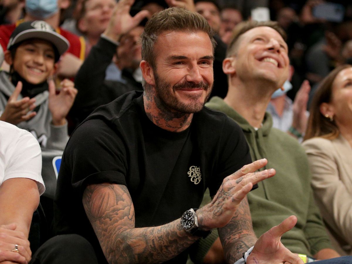 Foto: David Beckham, en un partido de basketball en Nueva York. (Reuters/USA Today SPORTS/Penner)