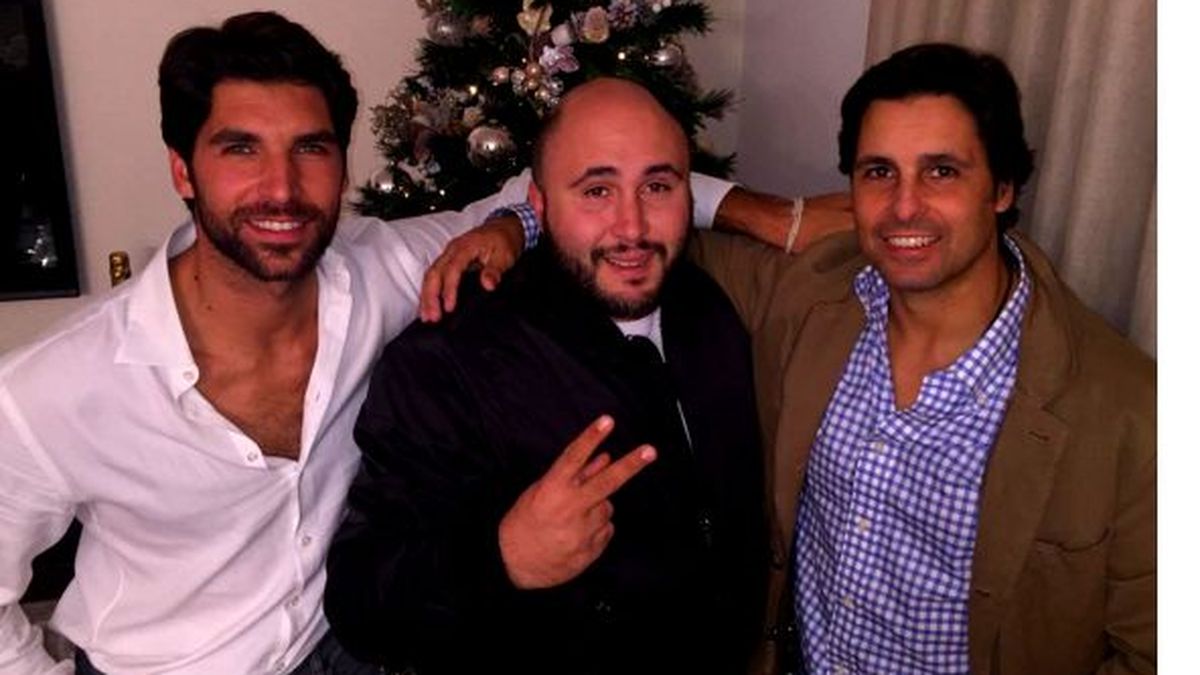 Los hermanos Francisco, Cayetano y Kiko Rivera, reunidos en Navidad