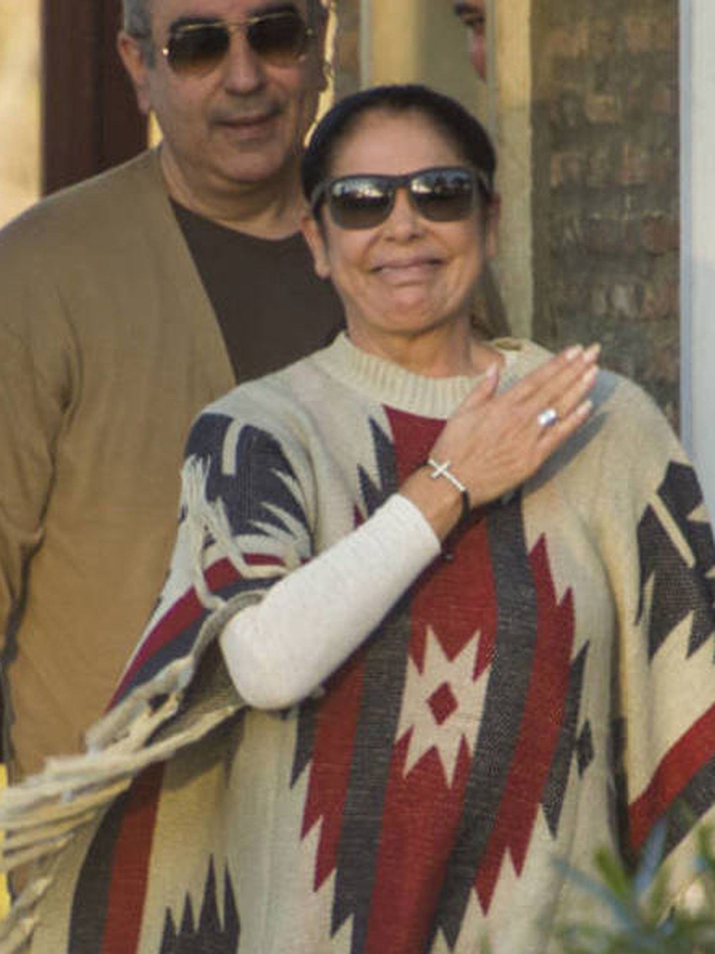  Isabel Pantoja y su hermano, a la salida de la cárcel. (EFE)