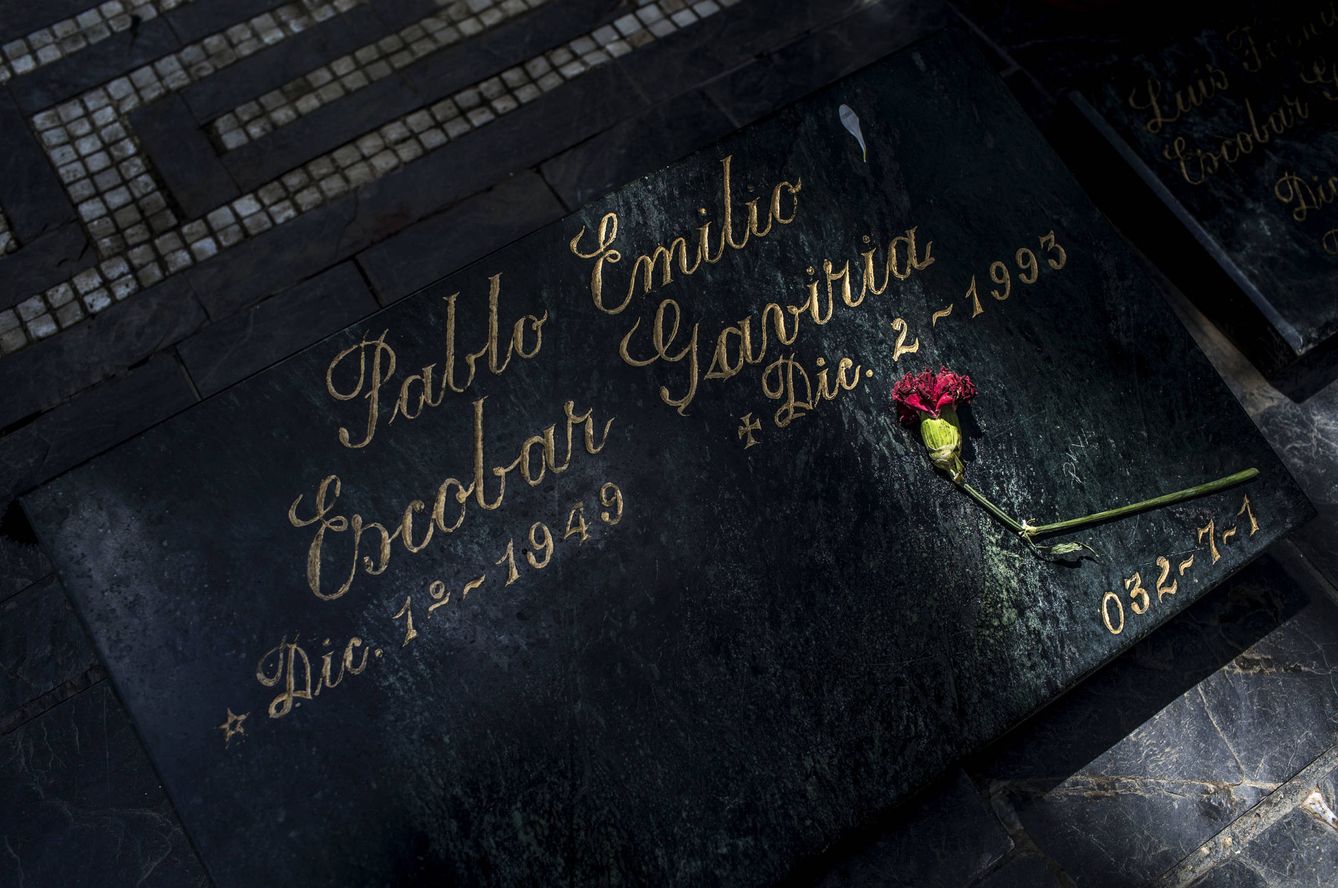 La tumba de Pablo Escobar. (J. Arcenillas) 
