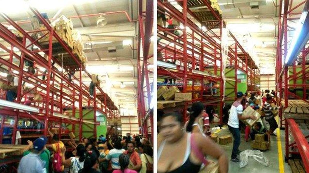 Nuevo saqueo a un supermercado de Venezuela por la escasez de alimentos