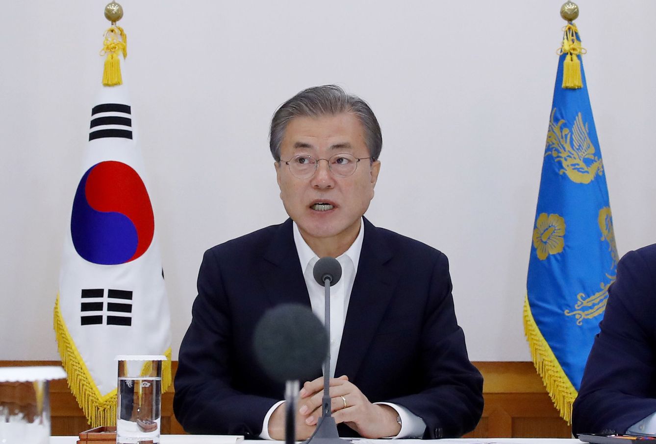 Moon Jae-in, presidente de Corea del Sur. (Reuters)