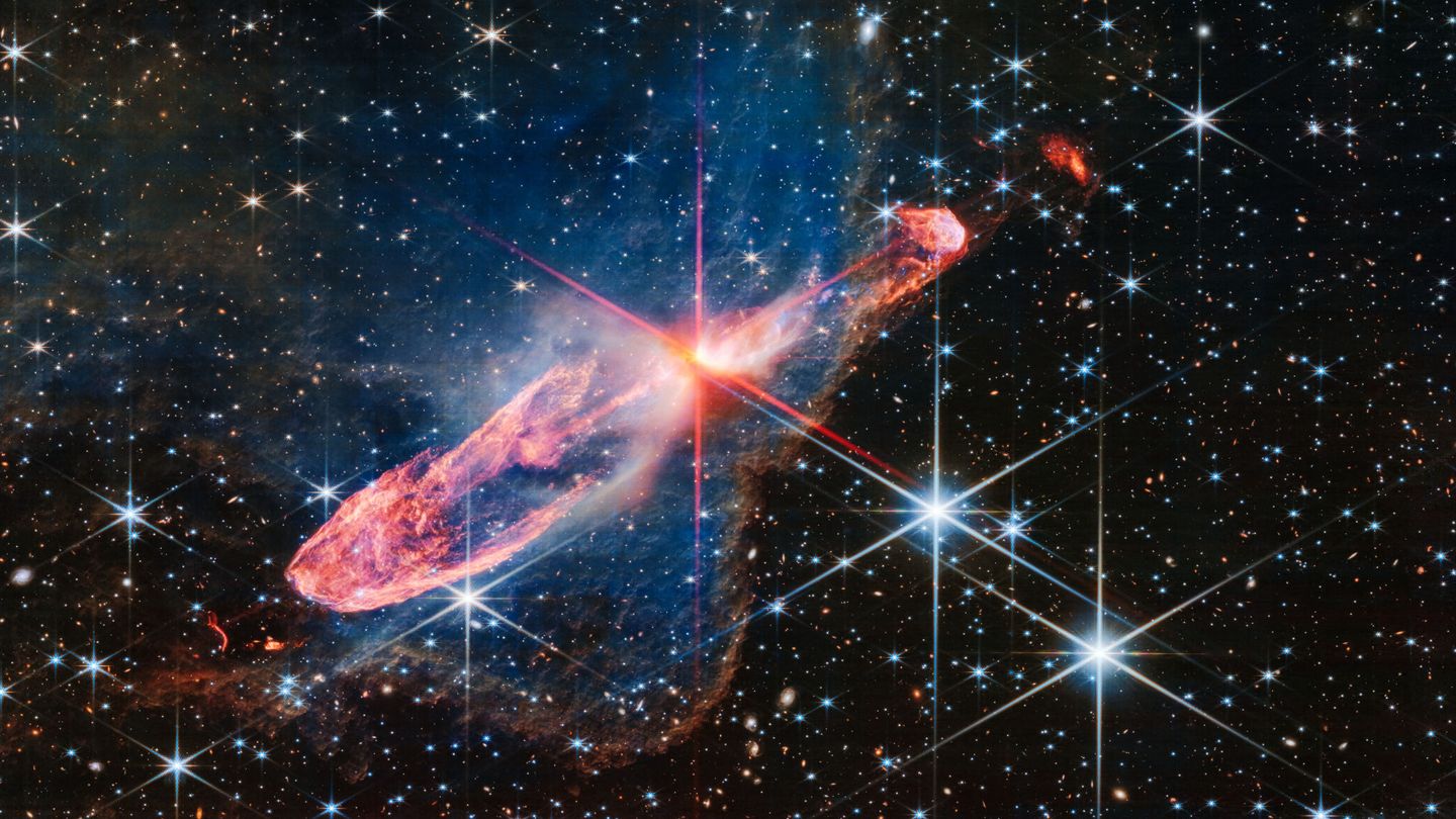 Estrellas captadas por el telescopio James Webb. (EFE)