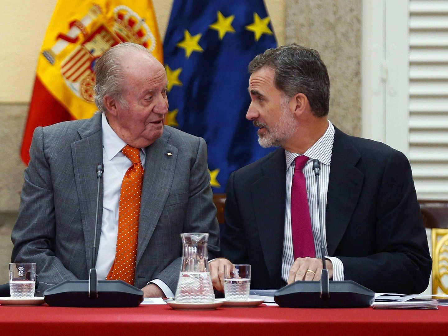Los reyes Juan Carlos y Felipe en una imagen de archivo. (EFE)