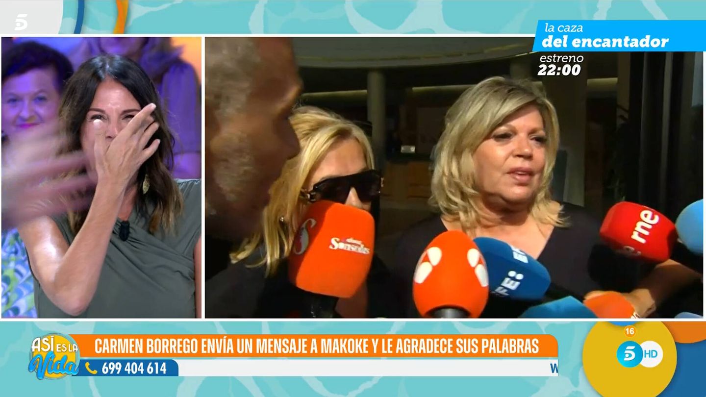 Ángela Portero, en 'Así es la vida'. (Telecinco)