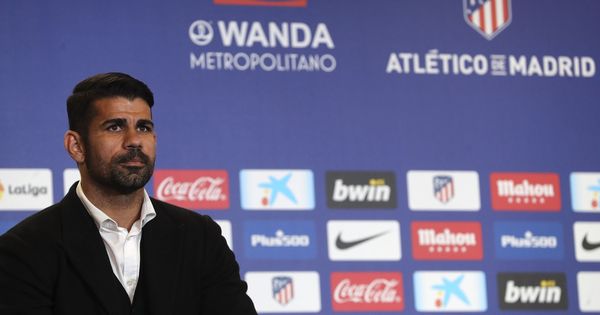 Foto: Diego Costa, durante su presentación como jugador del Atlético de Madrid. (EFE)