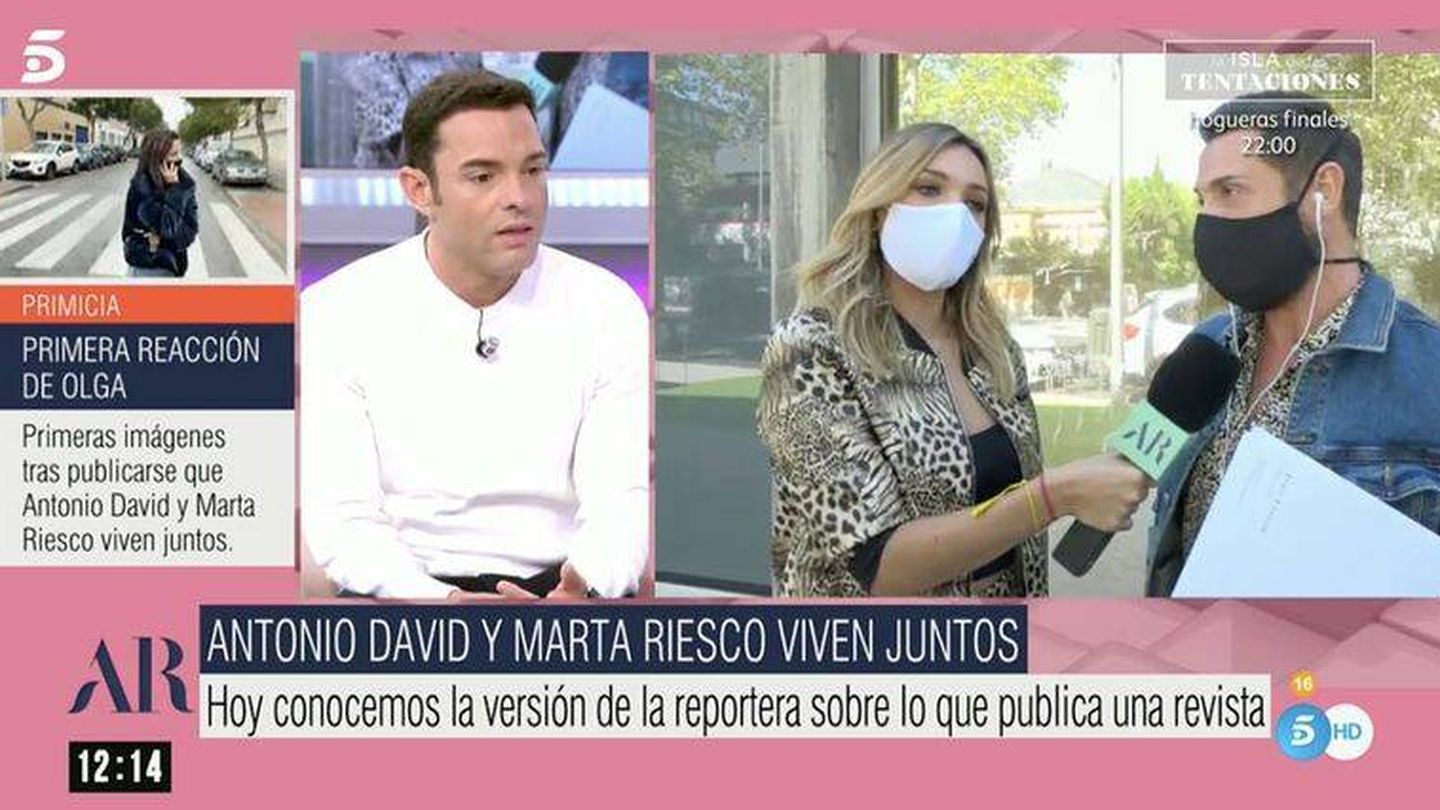 Las palabras de Marta Riesco en Telecinco. (Mediaset)