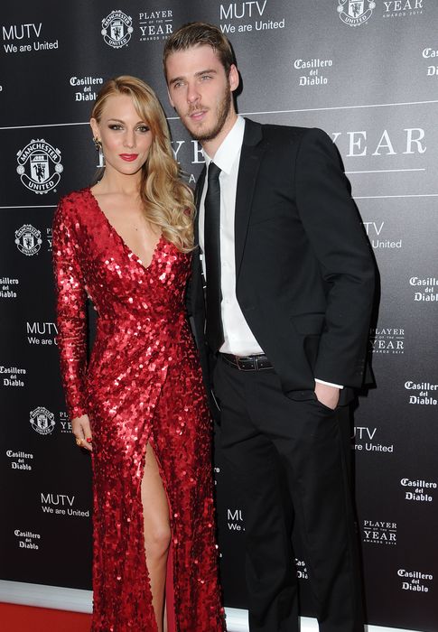 Foto: Edurne y David de Gea durante la gala celebrada por el Manchester United (Gtres)