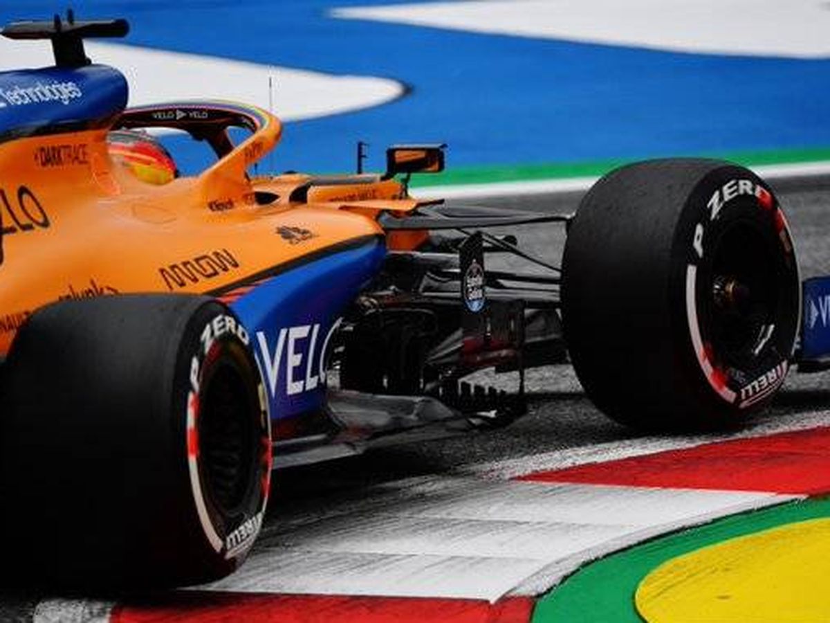 Foto: Sainz se mostró desde el primer momento muy satisfecho con su nuevo MCL35 (McLaren)