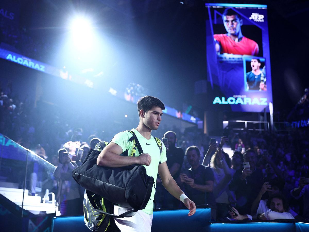 Foto: Qué pasa si Alcaraz pierde en las ATP Finals. (Reuters/ Guglielmo Mangiapane)