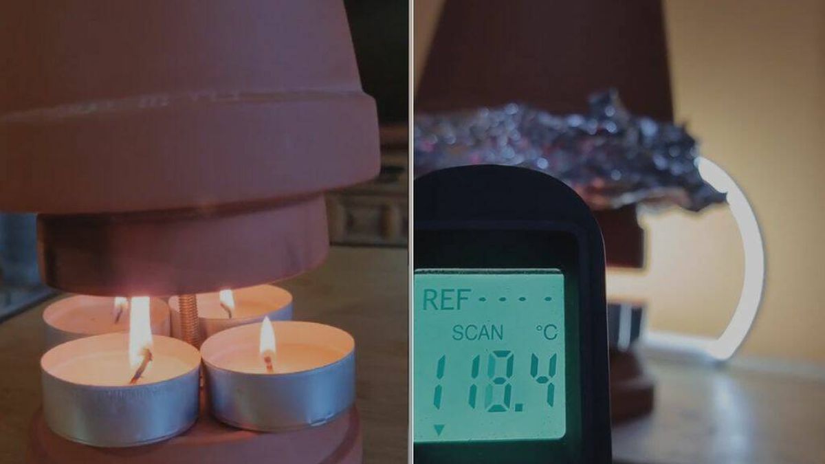 Una maceta y unas velas, ¿suficiente para combatir el frío en casa? El truco viral que arrasa en redes