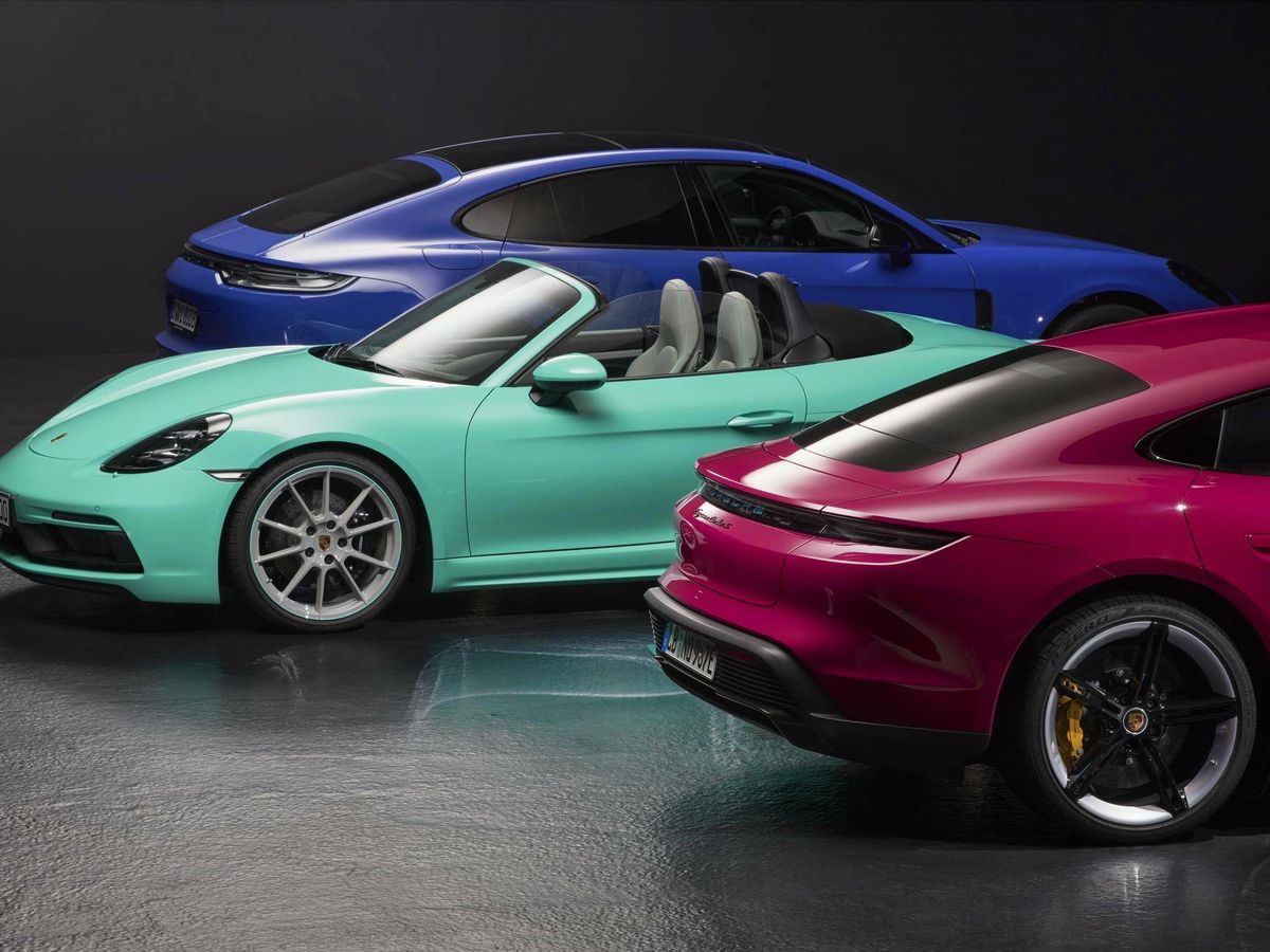 Foto: Reviven colores de culto y amplían la gama disponible en más de 160 tonos. (Porsche)