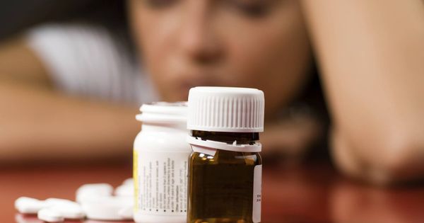 Foto: Bote de pastillas contra la depresión