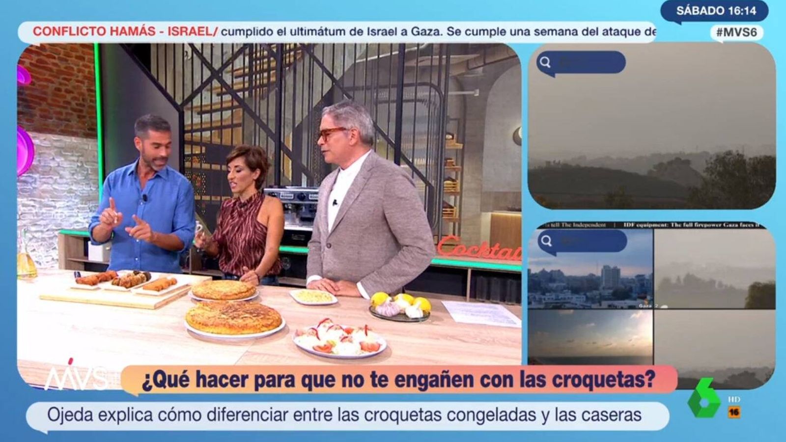 Pablo Ojeda, Adela González y Boris Izaguirre. (Atresmedia Televisión)