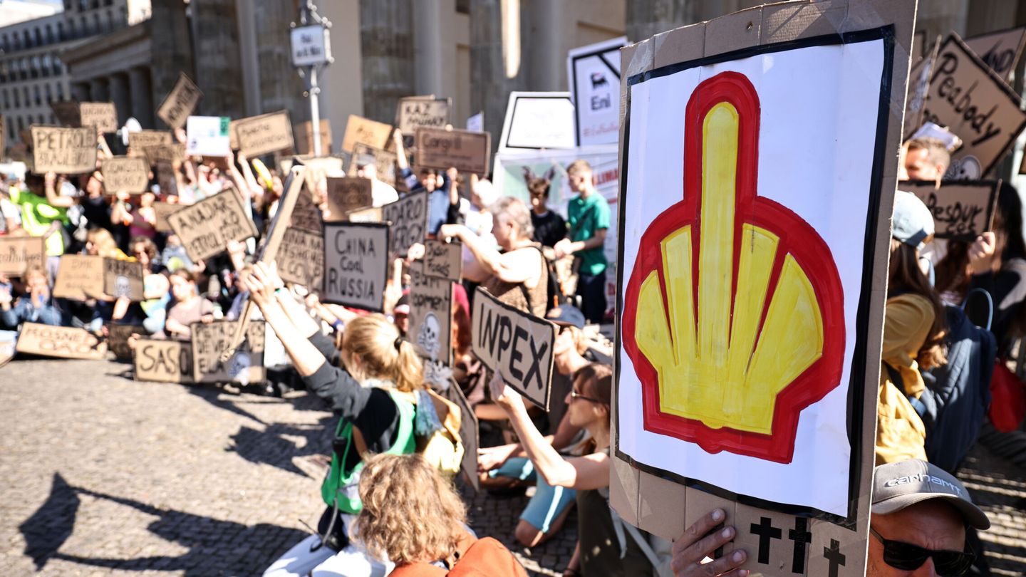 Protesta contra las fósiles este año en Alemania (EFE/C.Bilan) 