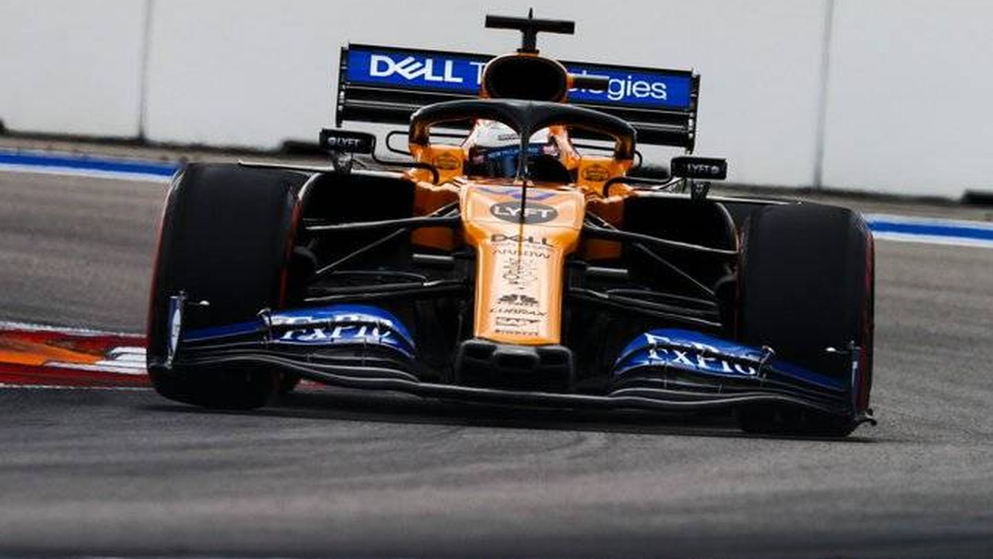 Carlos Sainz durante el Gran Premio de Rusia. (McLaren)