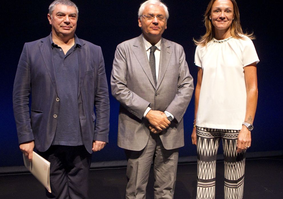 Foto: Sol Daurella en una foto de archivo junto al conseller de Cultura Ferrán Mascarell (c), y el director artístico Xavier Alberti (i)
