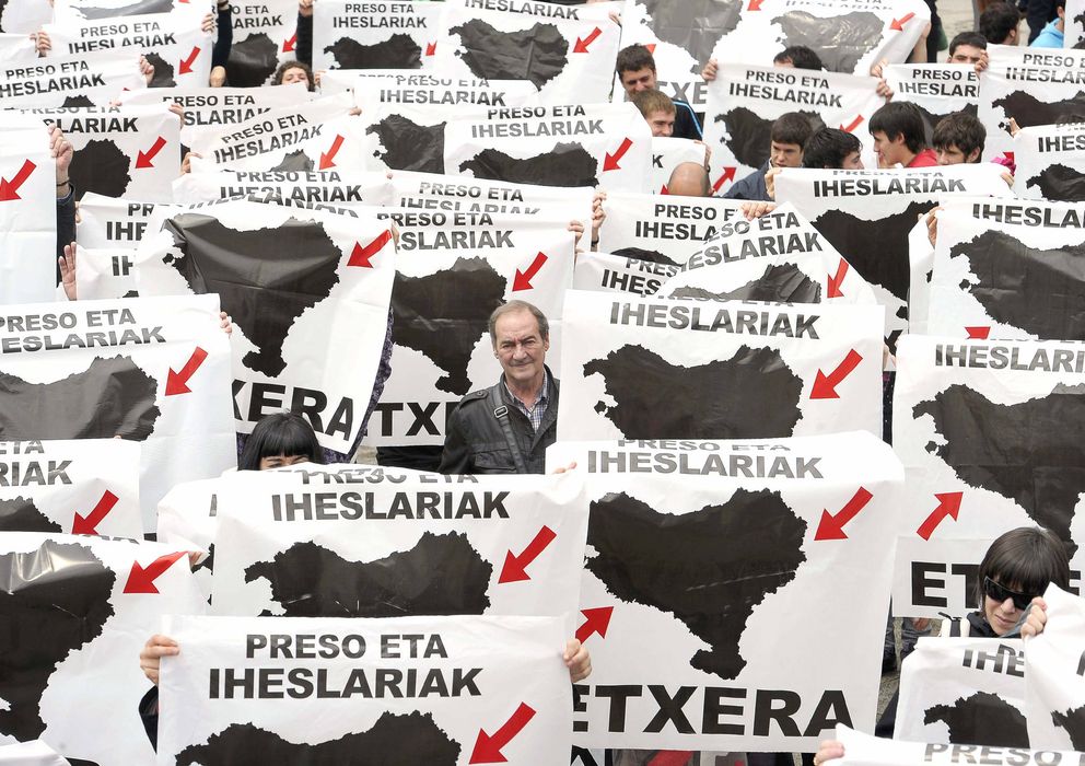 Foto: Manifestación a favor de los presos de ETA (Efe)