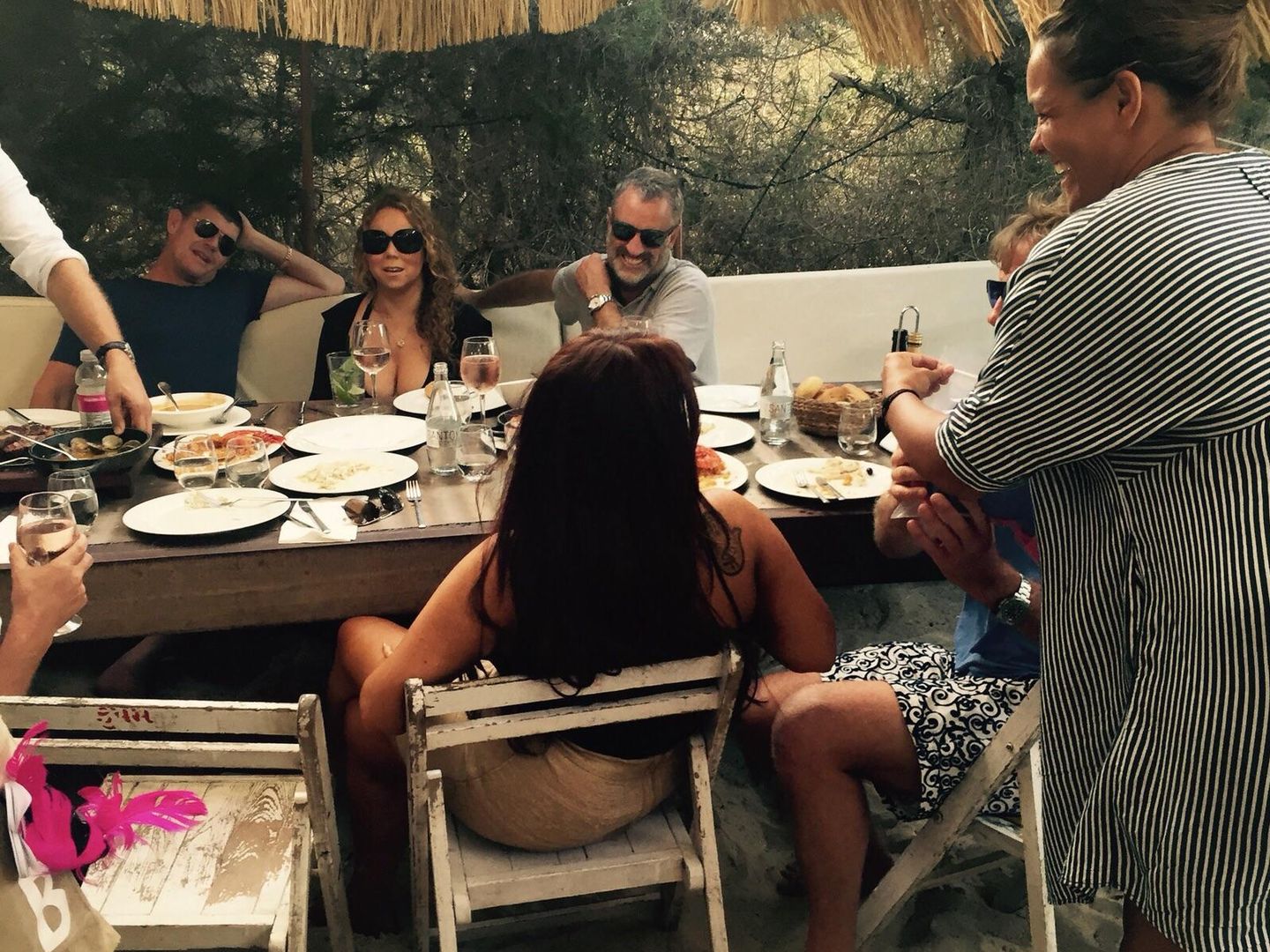 Mariah Carey disfrutó de una comida en Formentera (Vanitatis)