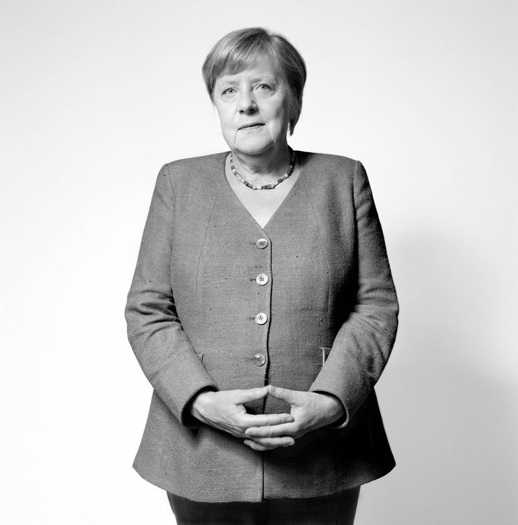 El 'diamante Merkel', en 2021. (Koelbl/Taschen)