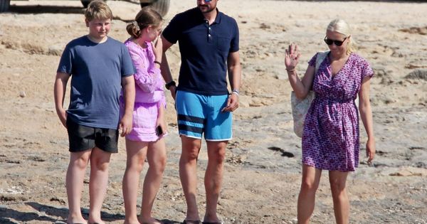 Foto: Los príncipes de Noruega, de vacaciones en Formentera. (Vanitatis)