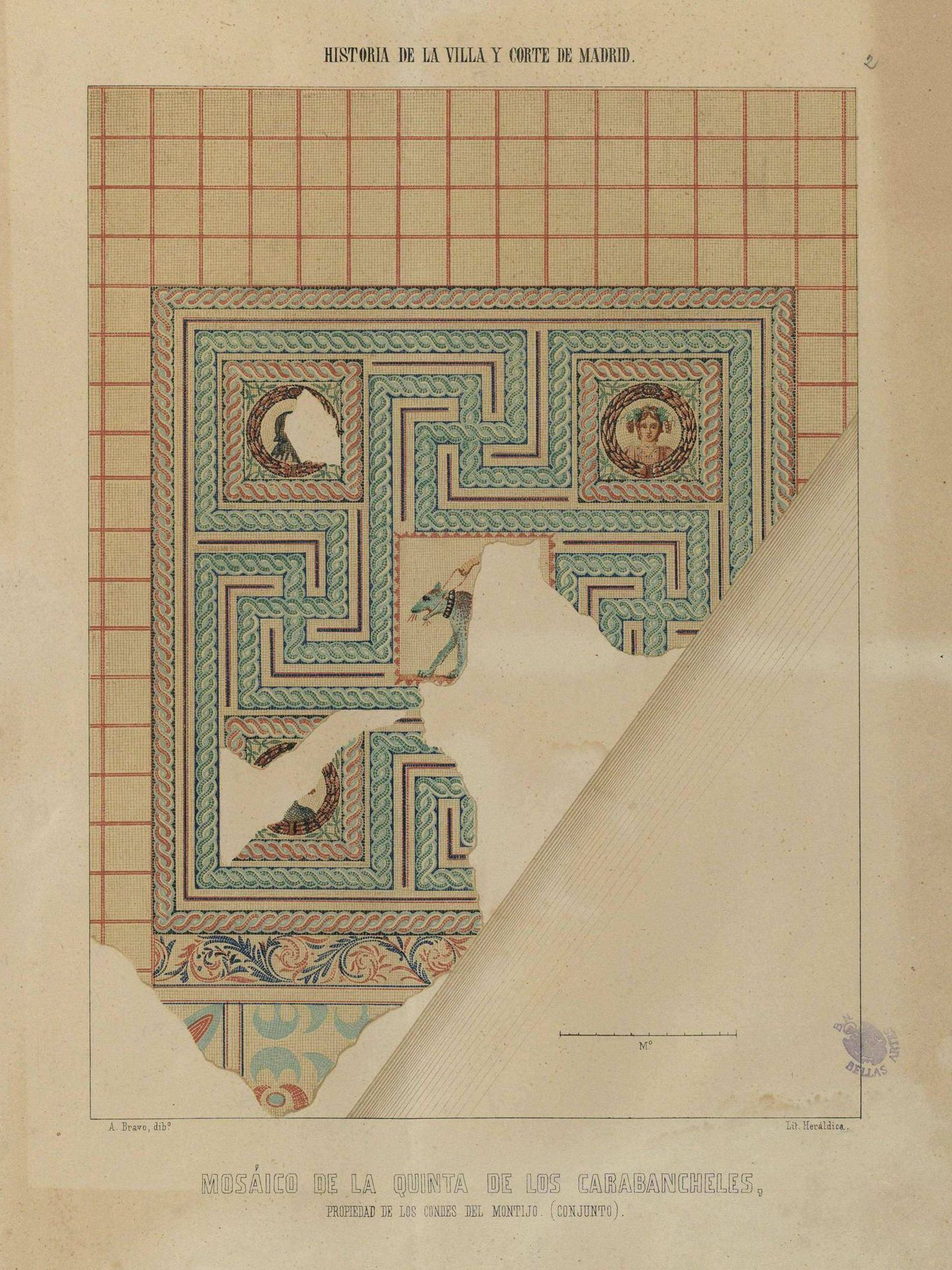 Mosaico de Carabanchel (Biblioteca Nacional de España)