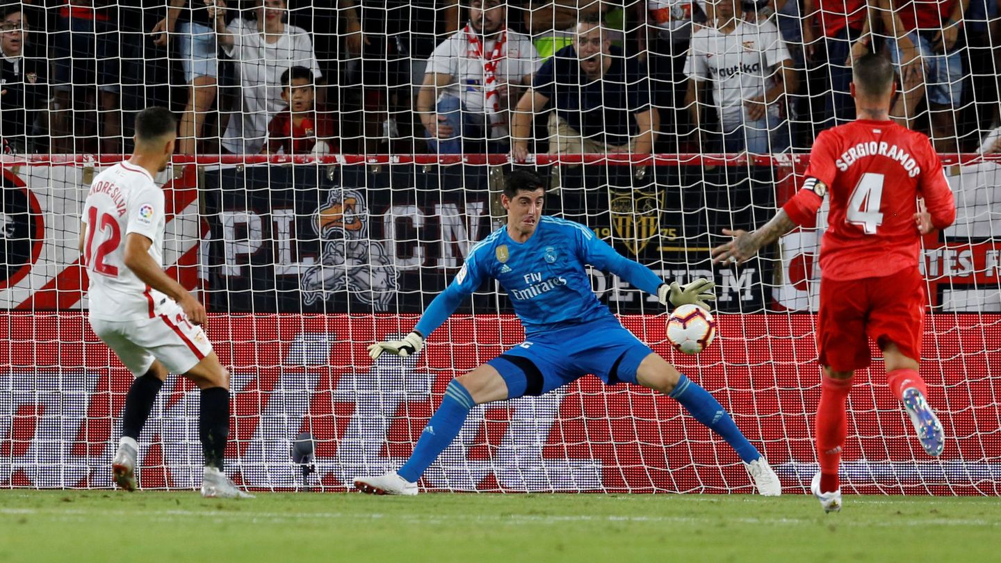 El primer gol de André Silva. (Reuters)
