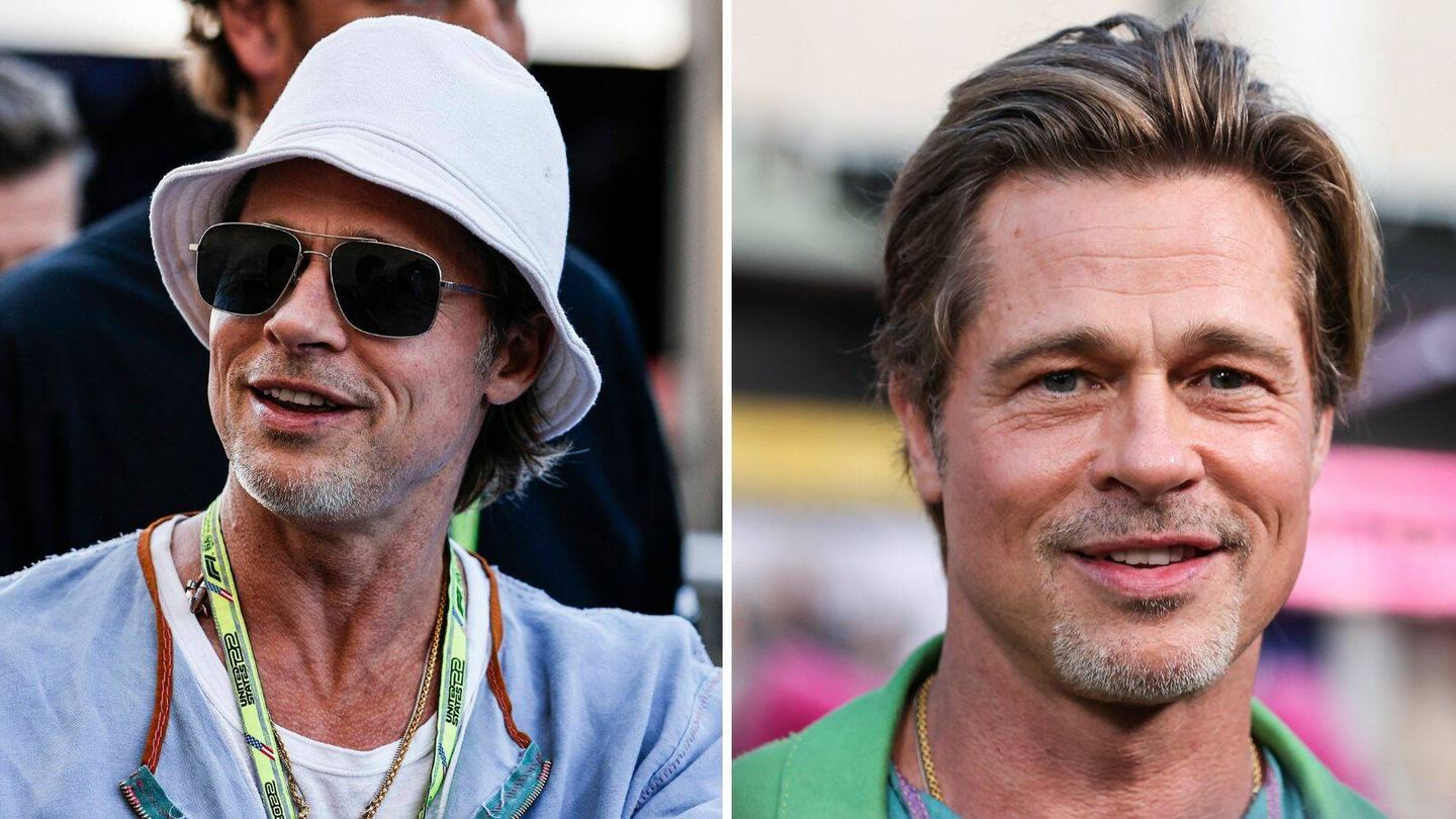 Los cambios faciales de Brad Pitt a lo largo de 2022. (Foto1: Cordon Press/Hoch Zwei. Foto 2: Cordon Press/Image Press Agency) 